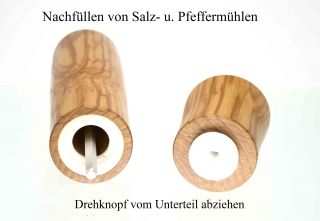 20201230_Nachfüllen Salz Pfeffermühlen